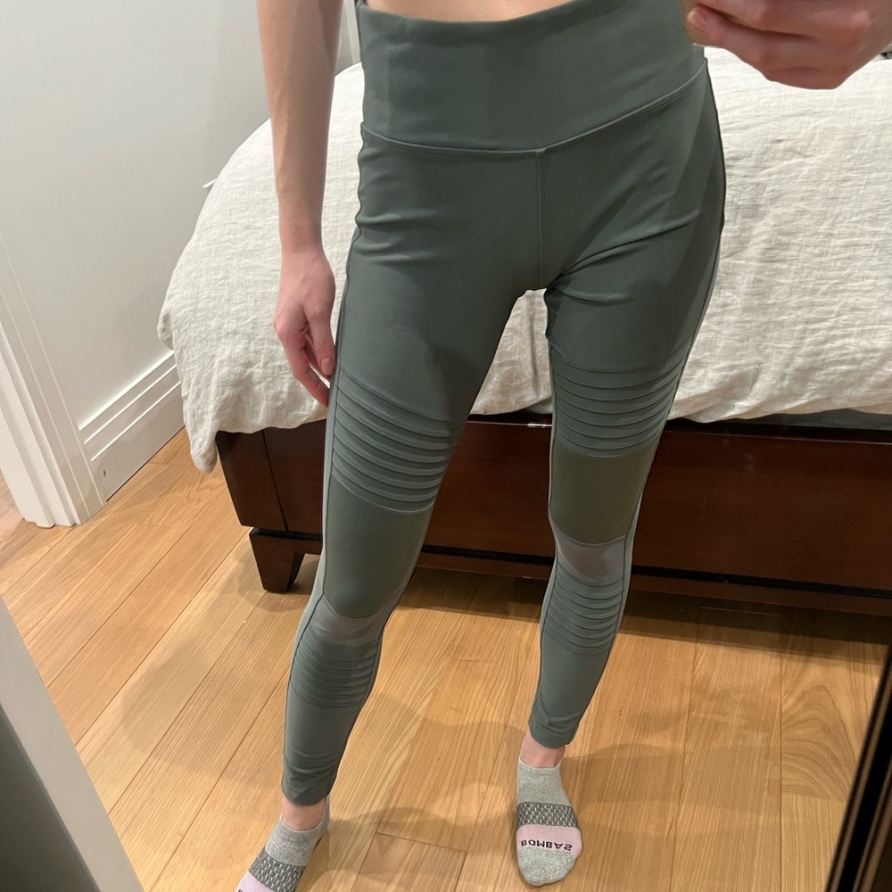 High waisted leggings with panel detail